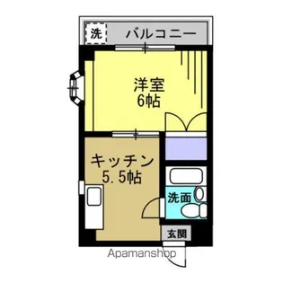 平野西シャルマン【305号室】の間取り