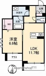 パピリオ・タウン C棟【1階】の間取り
