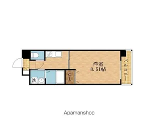 プリヴェ梅園【5階】の間取り