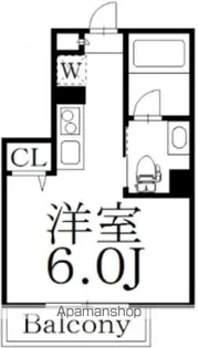 ワクラス中野【1階】の間取り