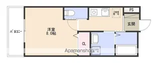 アミティエ野洲Ⅱ【101号室】の間取り