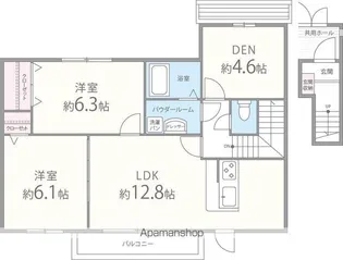 アドウェル参番館【2階】の間取り