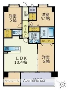 ETERUNO(エテルノ)【1階】の間取り