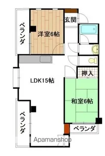 丸山ビル【4階】の間取り