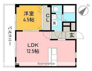 グランビュー【2階】の間取り