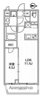LIME RESIDENCE SHINAGAWA EAST【310号室】の間取り