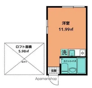 ユナイト八景ニアスの杜【2階】の間取り