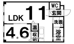 クラッシー西13条倶楽部【207号室】の間取り
