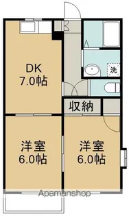 サンフラワー【2階】の間取り
