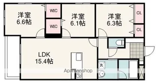 グランスタジオ幸町【1A号室】の間取り