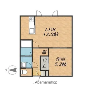 コーポ1139【1階】の間取り