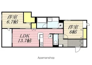 GREEN CREST【3階】の間取り