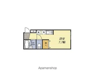 TORISHIMA GARDEN【101号室】の間取り