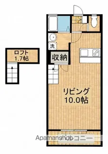 サンサン木花【203号室】の間取り