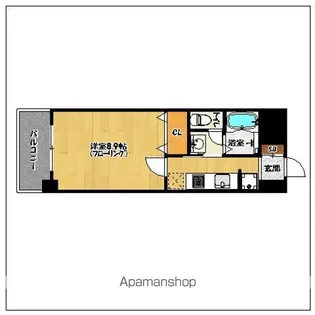 プレステージ和【3階】の間取り