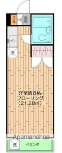 リザンハイツ【104号室】の間取り