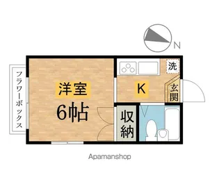 ミモザビレッジ【203号室】の間取り