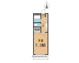 セレーノ高尾【1階】の間取り