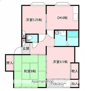 コーポレス幸【202号室】の間取り