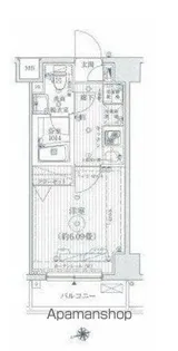 リライア東京イーストレジテンス【5階】の間取り