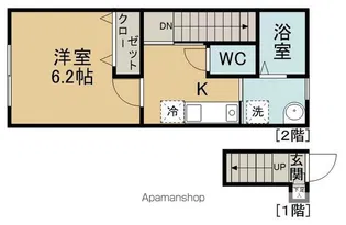 グランヒルズ長町南【203号室】の間取り