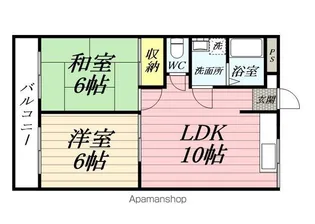 荒洋ビル【3階】の間取り