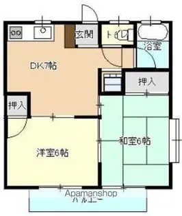ヴィラ幸陽Ⅰ【2階】の間取り