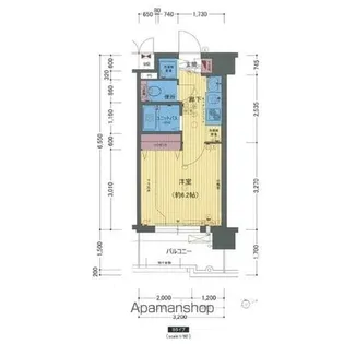 プレサンス名古屋城前ラバンカ【8階】の間取り