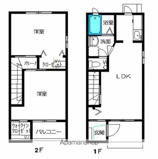 サニーサイドヒル【1階】の間取り