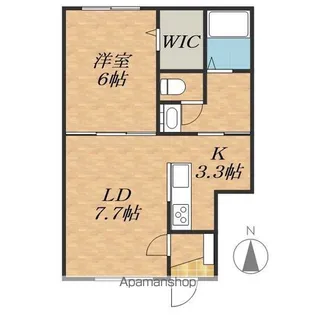 イルニード【1階】の間取り