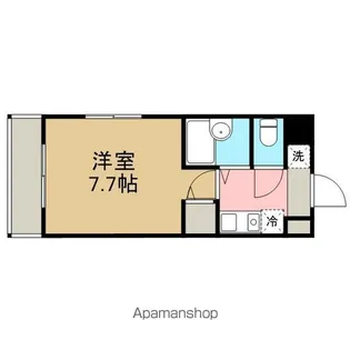 スカラベマンション【4階】の間取り