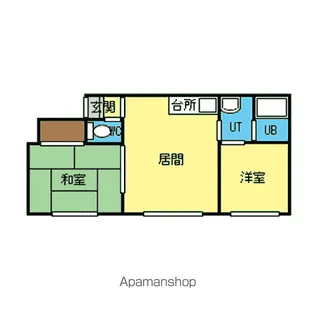 ハイデンス藤【3階】の間取り