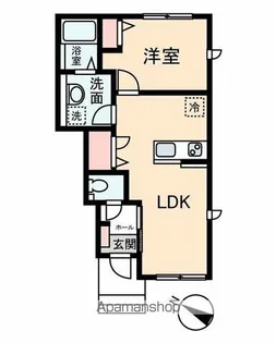 GRACA TERRACE【102号室】の間取り