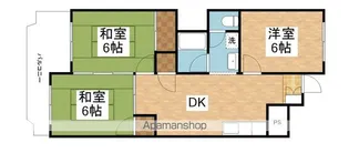 アワヤママンション【2階】の間取り