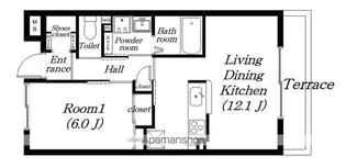 T’S ルポゼ【102号室】の間取り