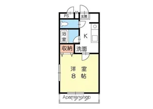 プチハウスこまくさ【1階】の間取り