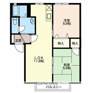 アネックス本郷A【2階】の間取り