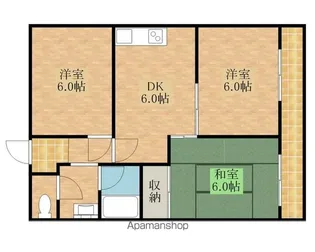 ベルトピア忠岡北B棟【3階】の間取り
