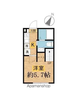 ロフトヌーク【202号室】の間取り