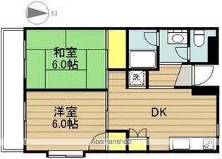 サンフラット【2階】の間取り