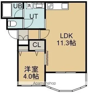 プロージェ湯川【3階】の間取り