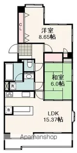 チサンマンション西千代田【208号室】の間取り