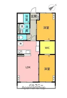 ノブレス オブリージュ 宇多津駅前桜通り【203号室】の間取り
