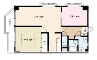 東青梅シティーハイツ【501号室】の間取り