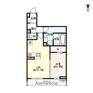 luvita新福寺町【1階】の間取り