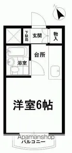 シャトーキミ【202号室】の間取り