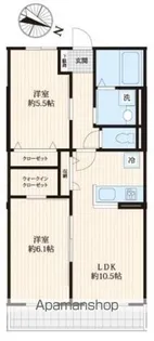 BELLE FORET【3階】の間取り