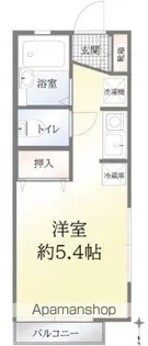 ヴィヴィセル白楽【2階】の間取り