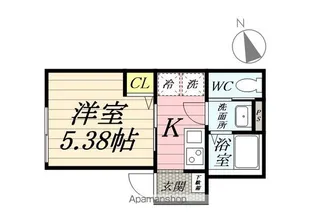 パークメゾン鶴見【1階】の間取り