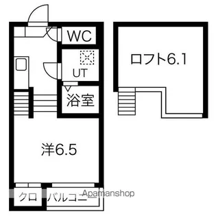 GRANDE本陣【105号室号室】の間取り